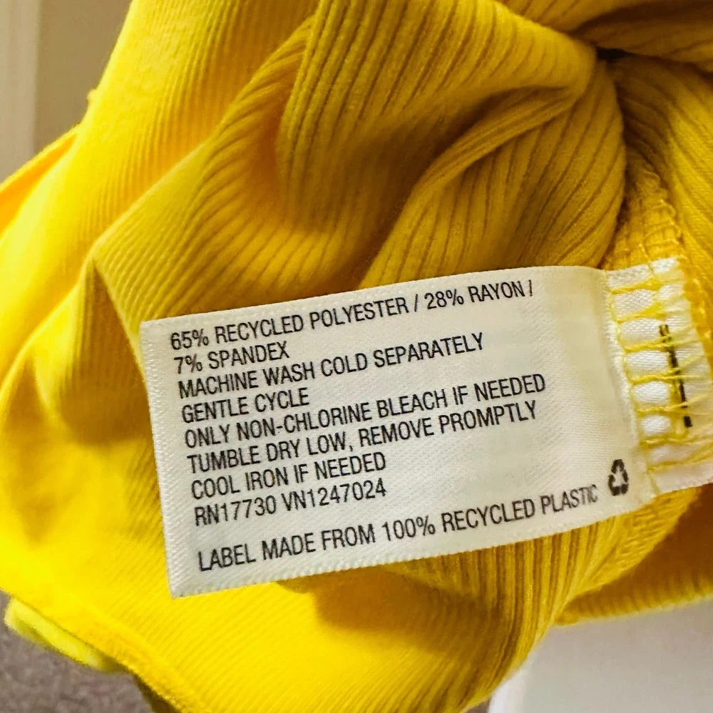 Sergio Hudson Yellow Body Suite 3X - Picture 4 of 4